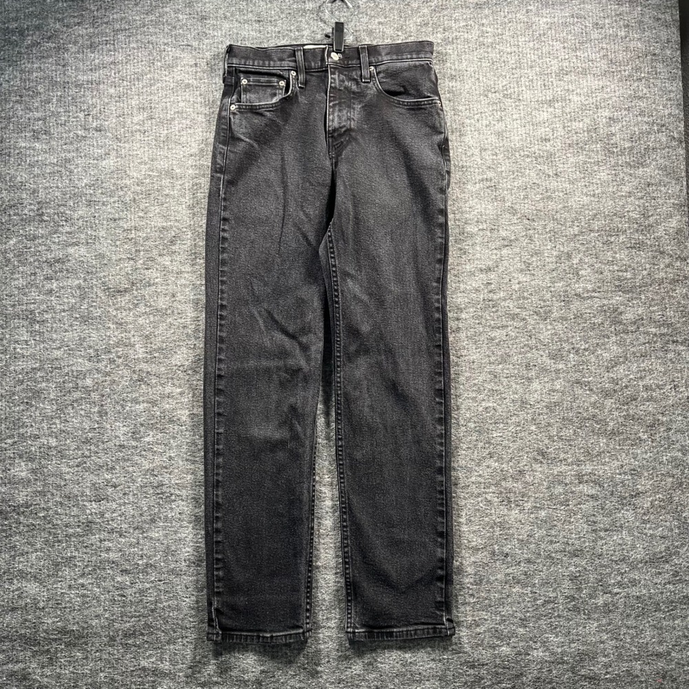Hollister Loose Fit Jeans Mens 28x32 Black Faded Relaxed Denim Pants